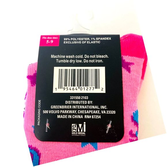 *3/$15* Fun Unicorn Pink Knee High Socks - Picture 3 of 3